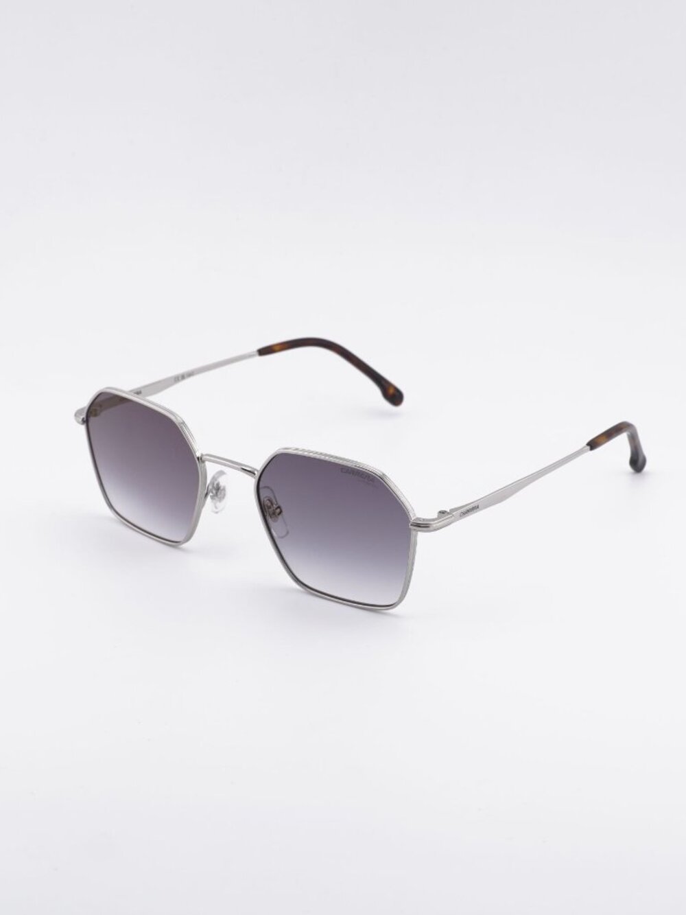 CARRERA 334/S 0010 FQ Sunglasses Palladium Geometric Frame, Grey Lenses